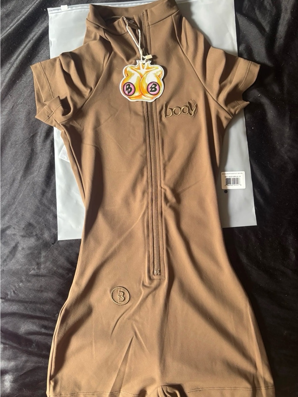 Body By Raven Tracy Romper in Brown